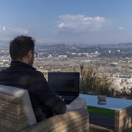 Prázdninový dům La Rotonde - Vue Mer, Jardin, Clim Et Parking Mandelieu